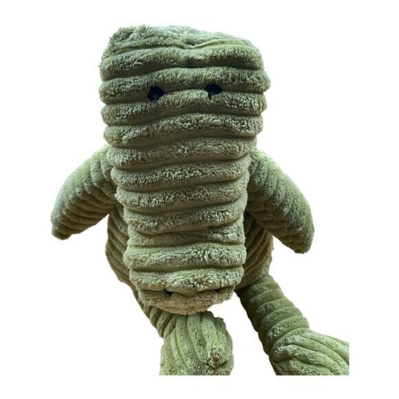 Jellycat London 16" Corduroy Croc Plush Green Alligator Textured Plush Stuffed - Picture 7 of 8